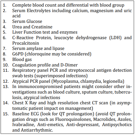 Table 1: Initial blood tests on admission of confirmed cases.