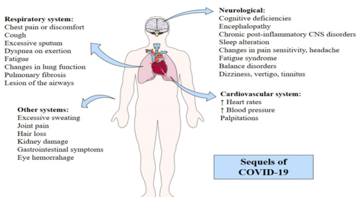 Figure 4: Possible signs caused by sequelae left by COVID-19.