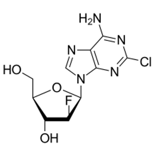 Figure 1: Structure of Clofarabine (C10H11ClFN5O3).